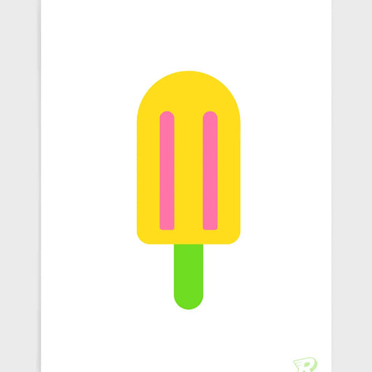 Icy Lolly Stick Print
