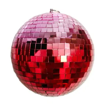 Light Pink and Red Ombre Disco Ball (Large)