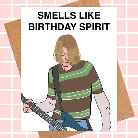 Kurt Cobain Birthday Card