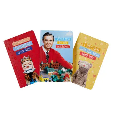 Mister Rogers’ Neighborhood Pocket Notebook Collection (Set of 3)