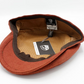 The Burgundy Herringbone Linen Flat Cap by Hologramme Paris