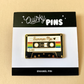 Summer Mix Tape Enamel Pin