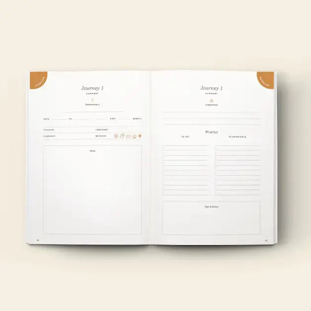 Follow the Sun Guided Travel Journal