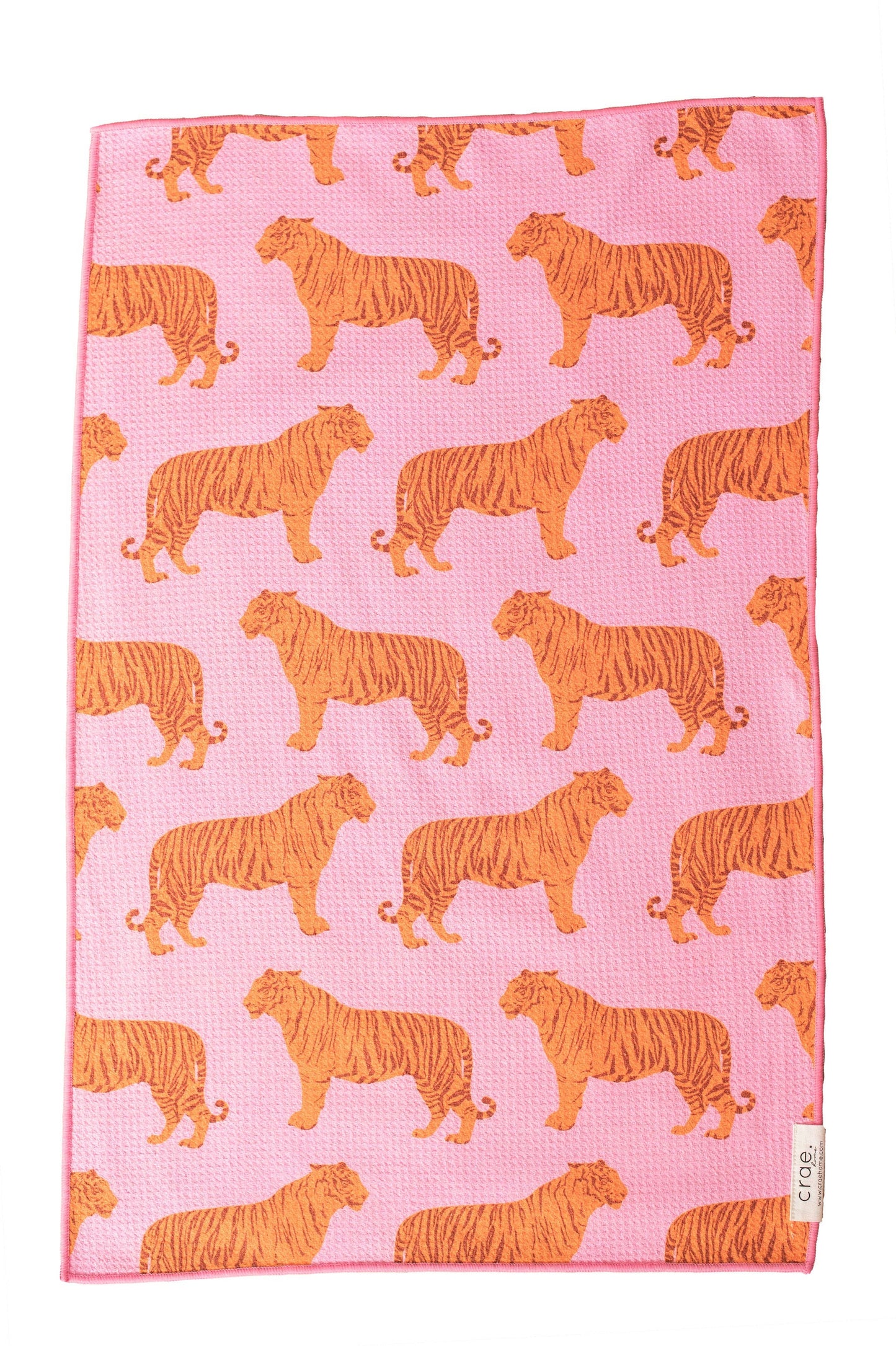 Pink Tiger Reversible Hand Towel