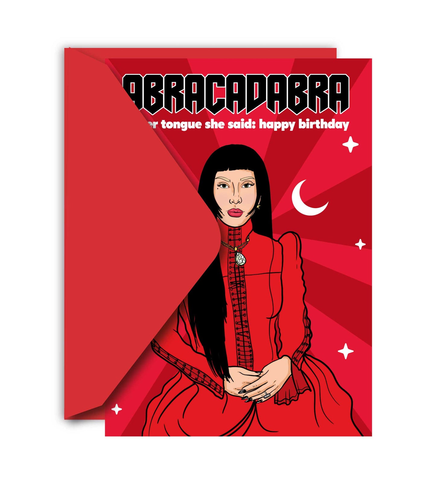 Abracadabra Lady Gaga Greeting Card