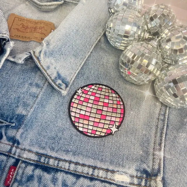 Disco Ball Patch (Pink Disco Ball)