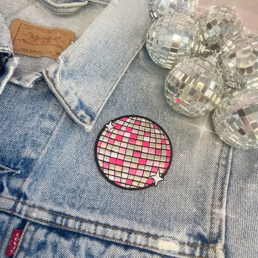 Disco Ball Patch (Pink Disco Ball)