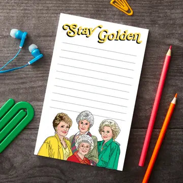 Stay Golden Notepad