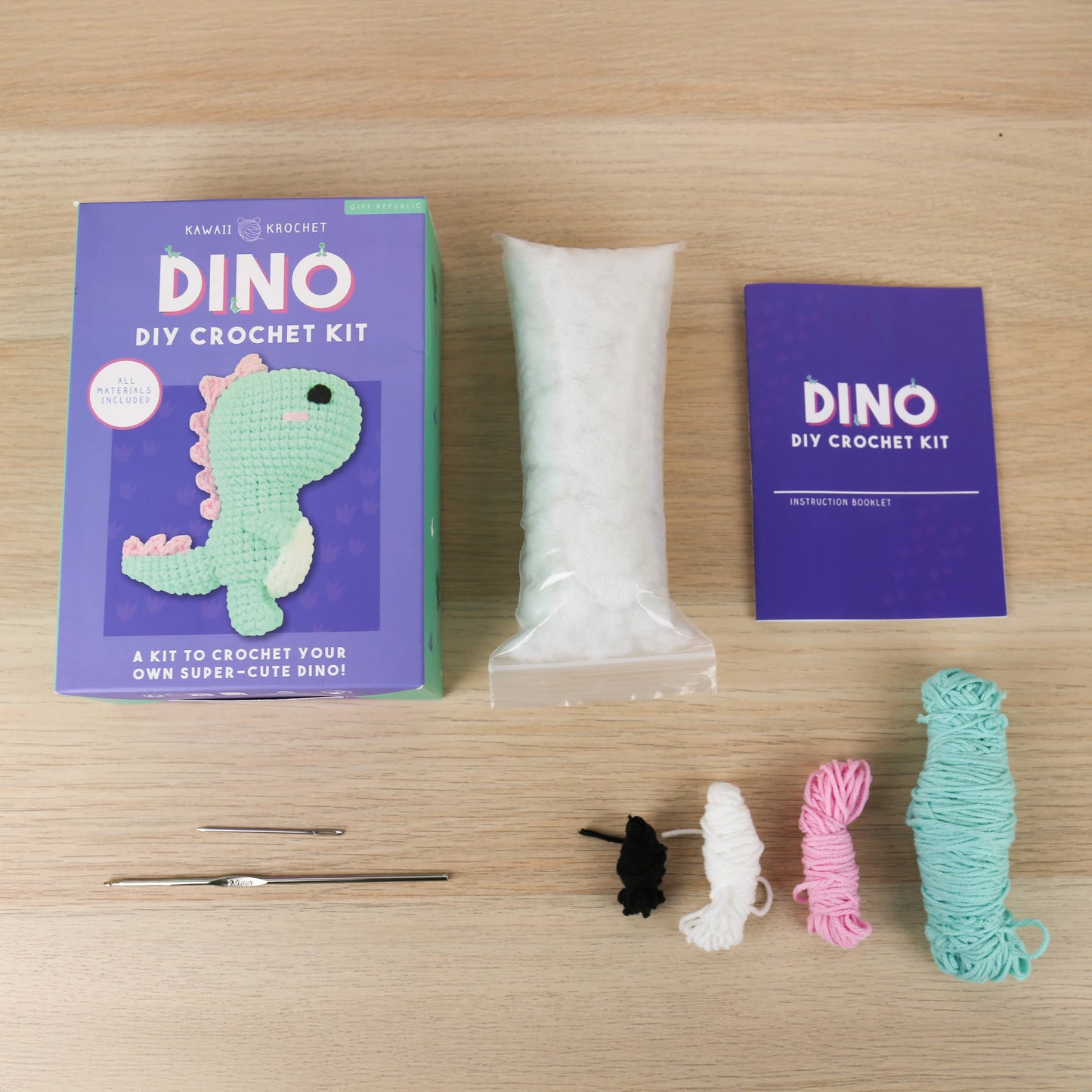 Dino Crochet Kit