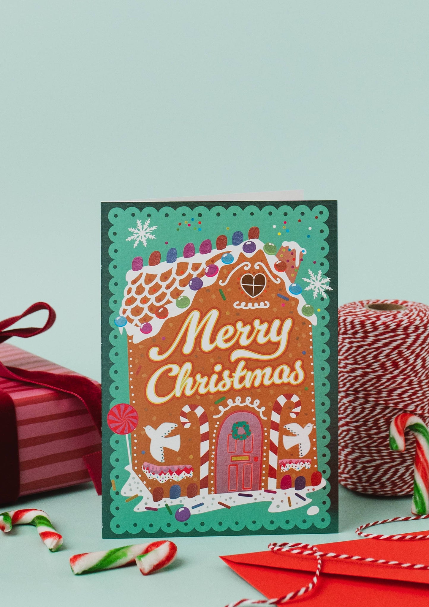 Gingerbread House Greeting Card