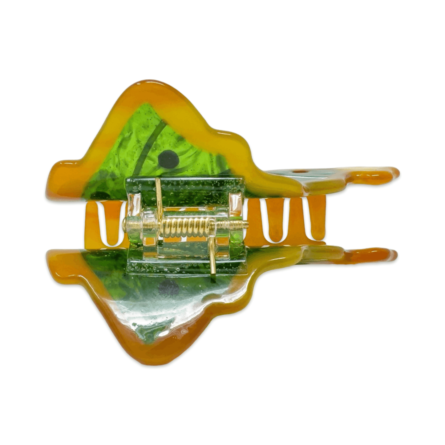 Midi Christmas Tree Cookie Hair Claw Clip