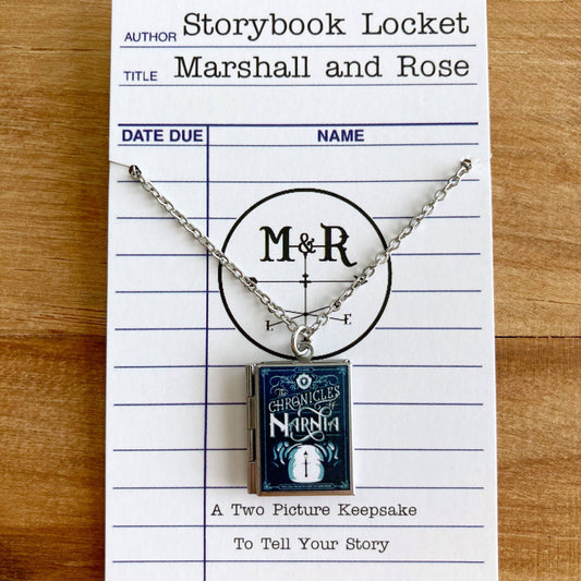 Book Locket Chronicles of Narnia Necklace