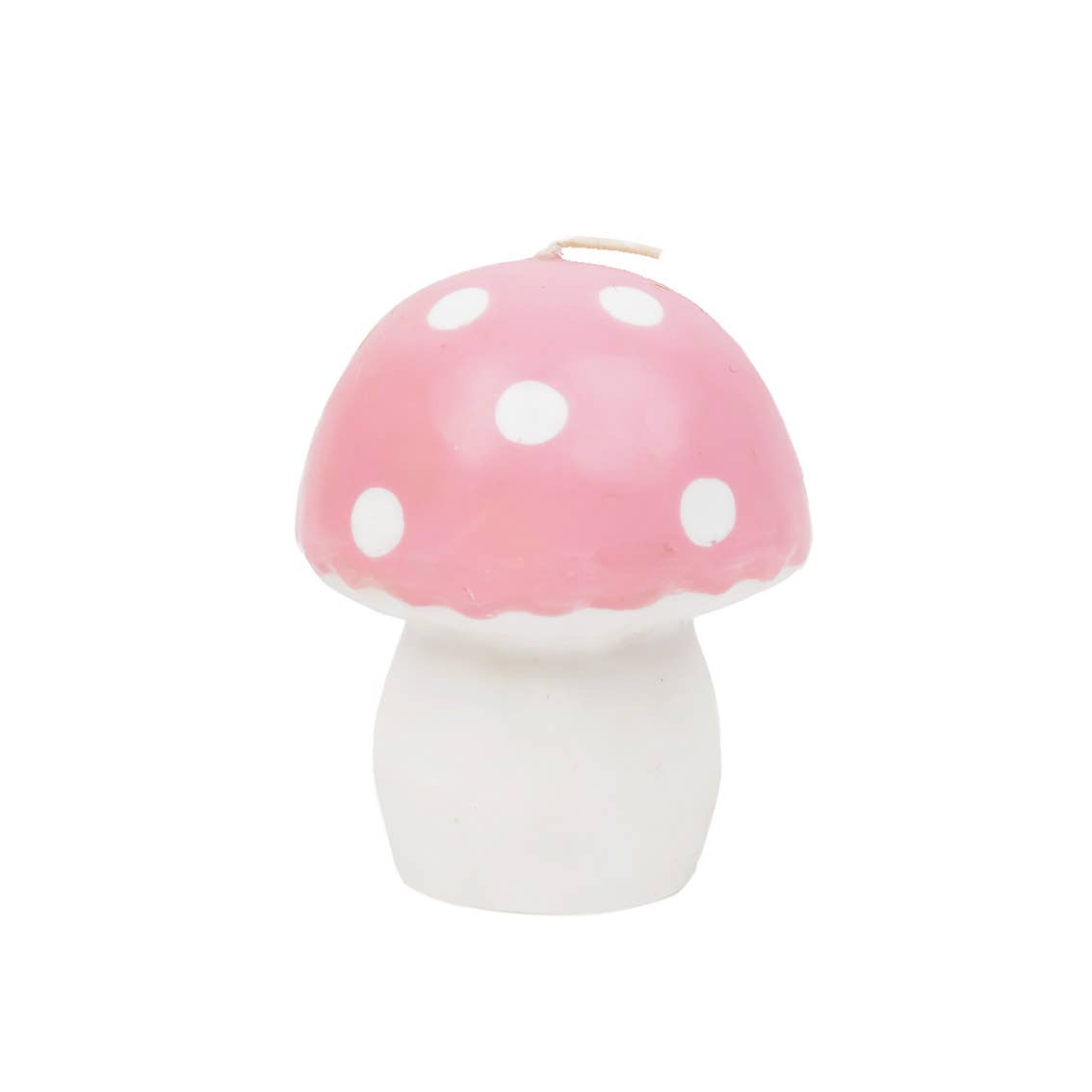 Large Pink Toadstool Mushroom Candle