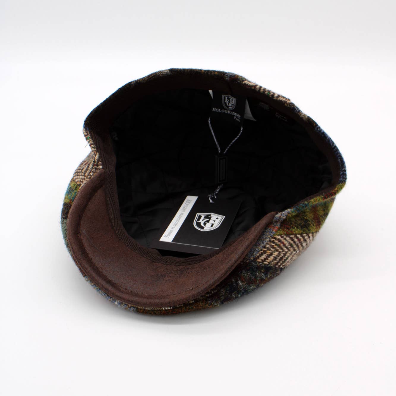 The Funky Patchwork Flat Cap by Hologramme Paris