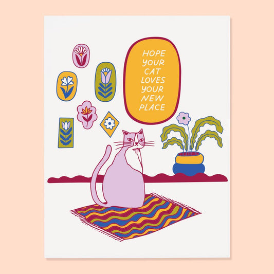 Cat Home Card