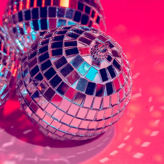 Silver Mirror Disco Balls Various Sizes