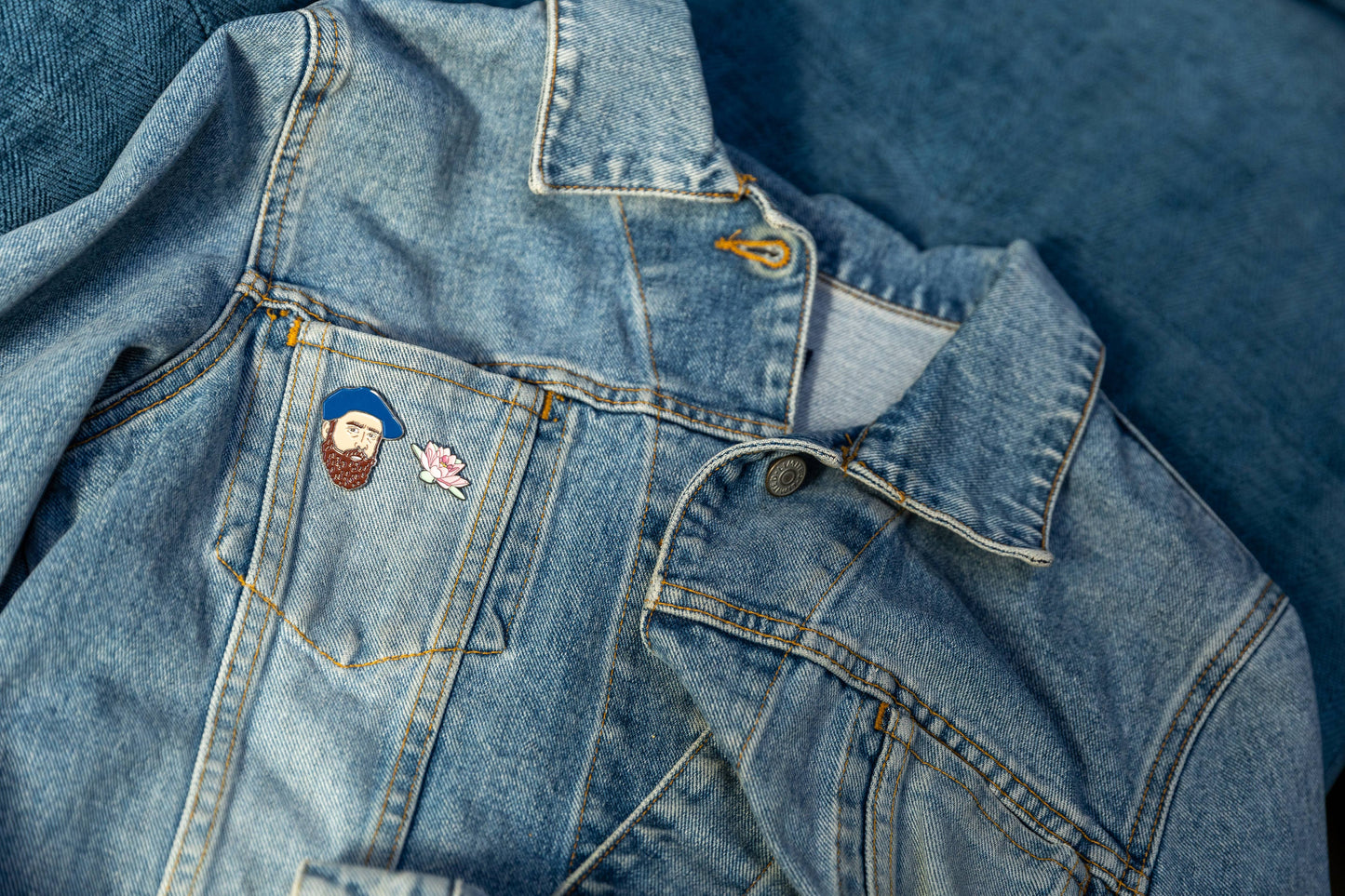 Monet and Water Lily Pin Set