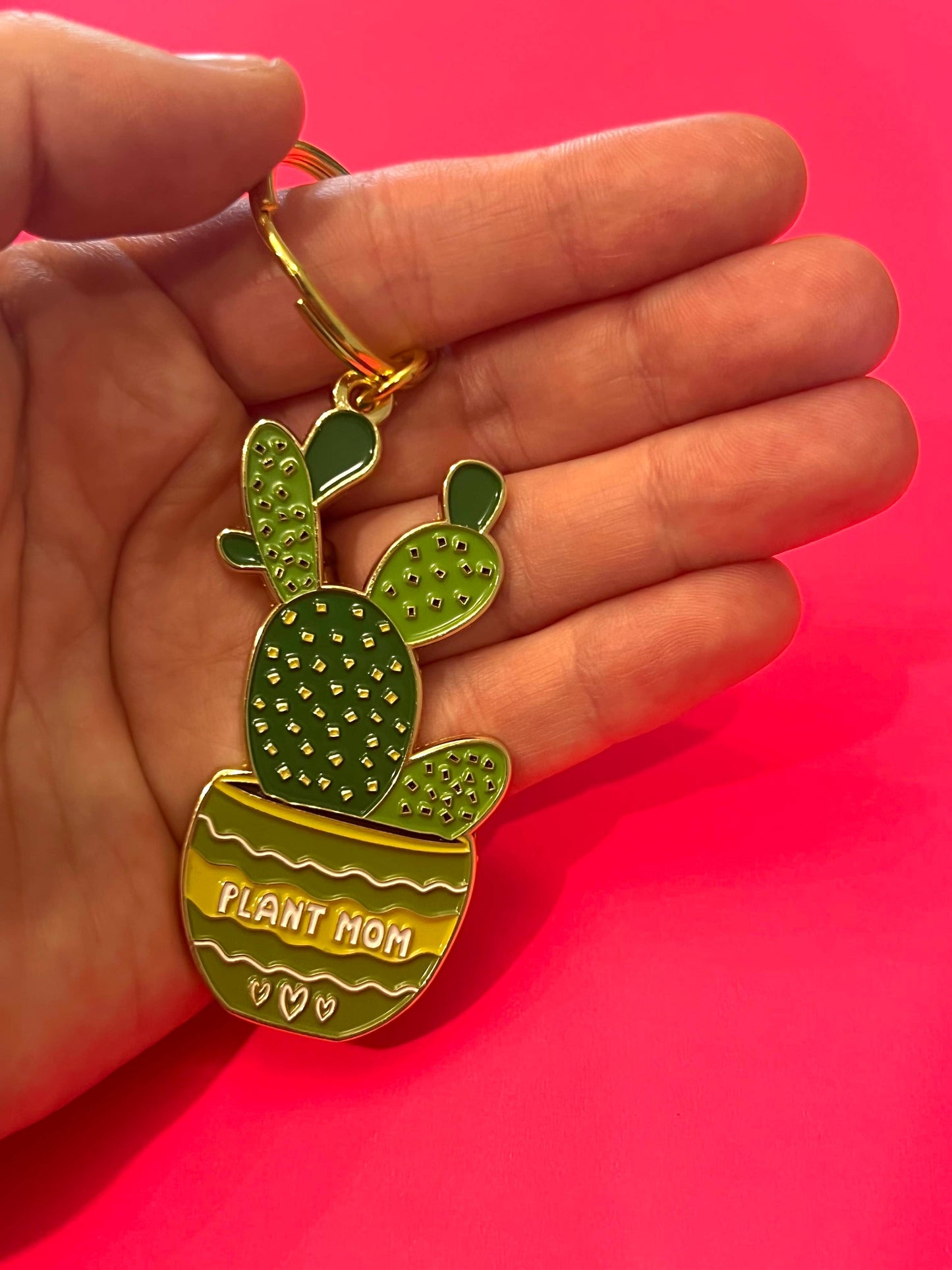 Plant Keychain Cactus Keychains Southwestern Gifts for Women