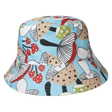 Retro Mushroom Dream Bucket Hat