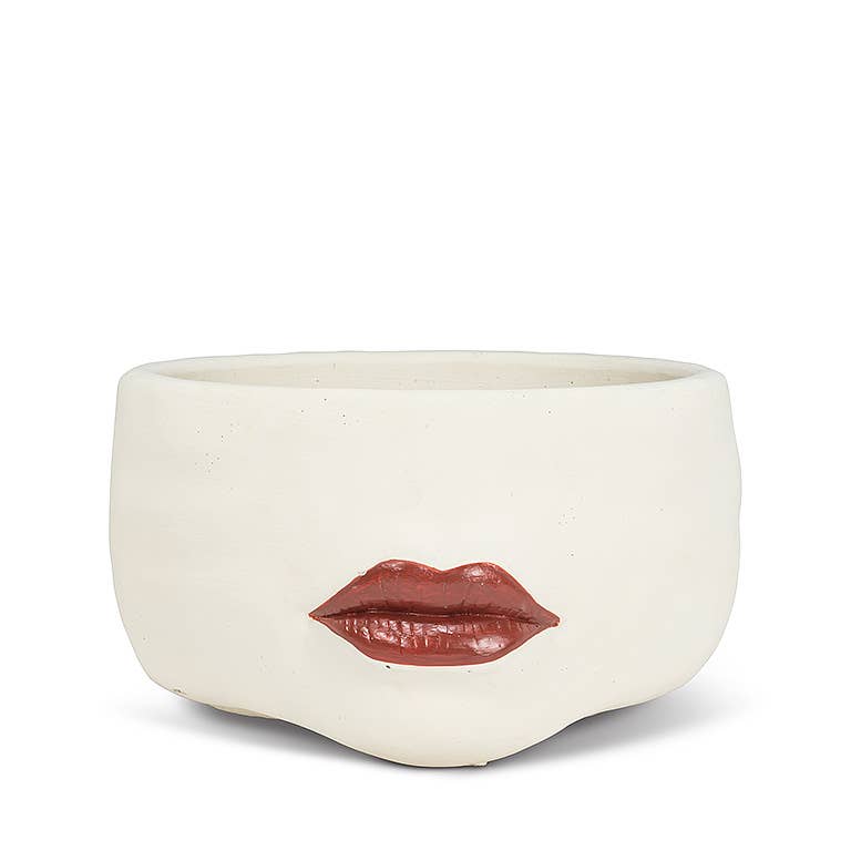 Low Red Lip Planter