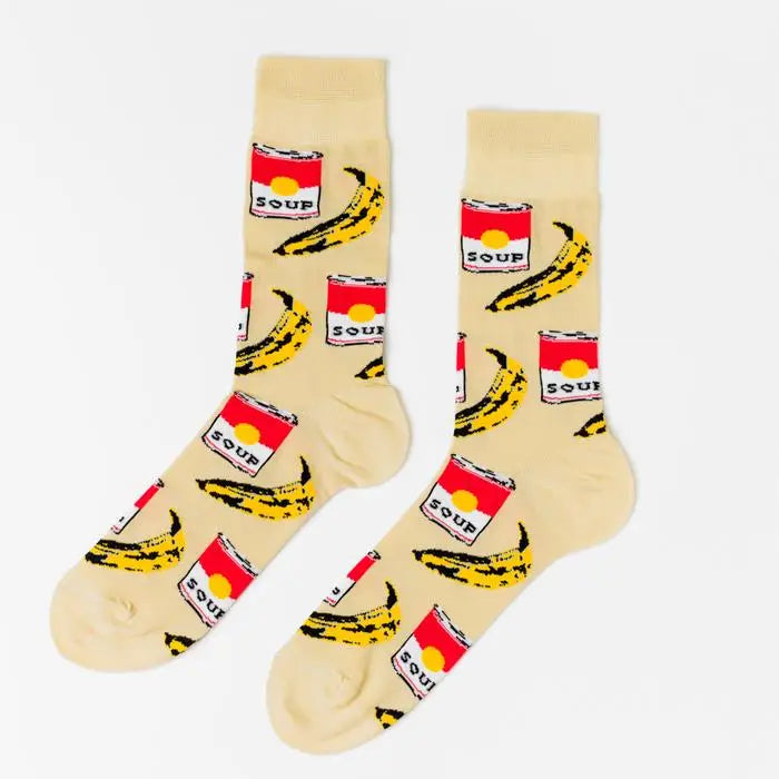 Yellow Owl Fun Socks