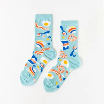 Yellow Owl Fun Socks