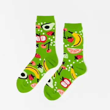 Yellow Owl Fun Socks