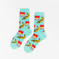 Yellow Owl Fun Socks