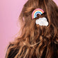 Rainbow + Cloud Hair Clip Set