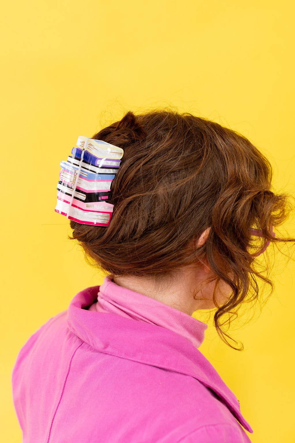 Read My Clips Book Stack Hair Claw