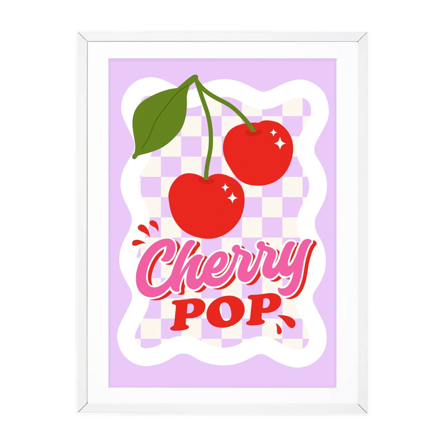 CHERRY POP ART PRINT