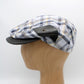 The Vented Plaid Italian Flat Cap by Hologramme Paris