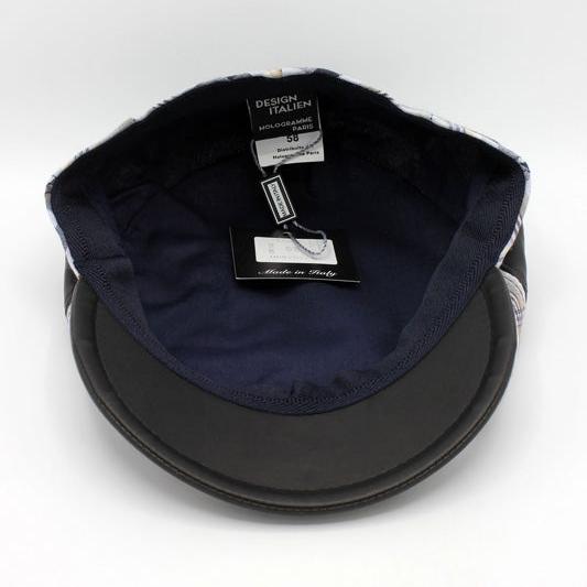 The Vented Plaid Italian Flat Cap by Hologramme Paris