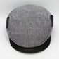 The Vented Solid Italian Linen Flat Cap by Hologramme Paris