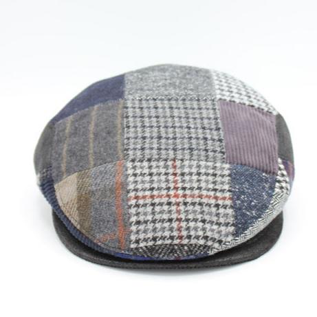 The "Dark Patch" - Italian Patchwork Cap by Hologramme Paris