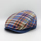 The Summer Plaid Italian Linen Cap by Hologramme Paris