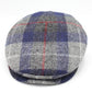 The "Casual Tartan" - Harris Tweed Tartan Flat Cap by Hologramme Paris