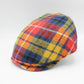 The "Vibrant Scotsman"  - Harris Tweed Tartan Flat Cap by Hologramme Paris