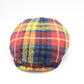 The "Vibrant Scotsman"  - Harris Tweed Tartan Flat Cap by Hologramme Paris