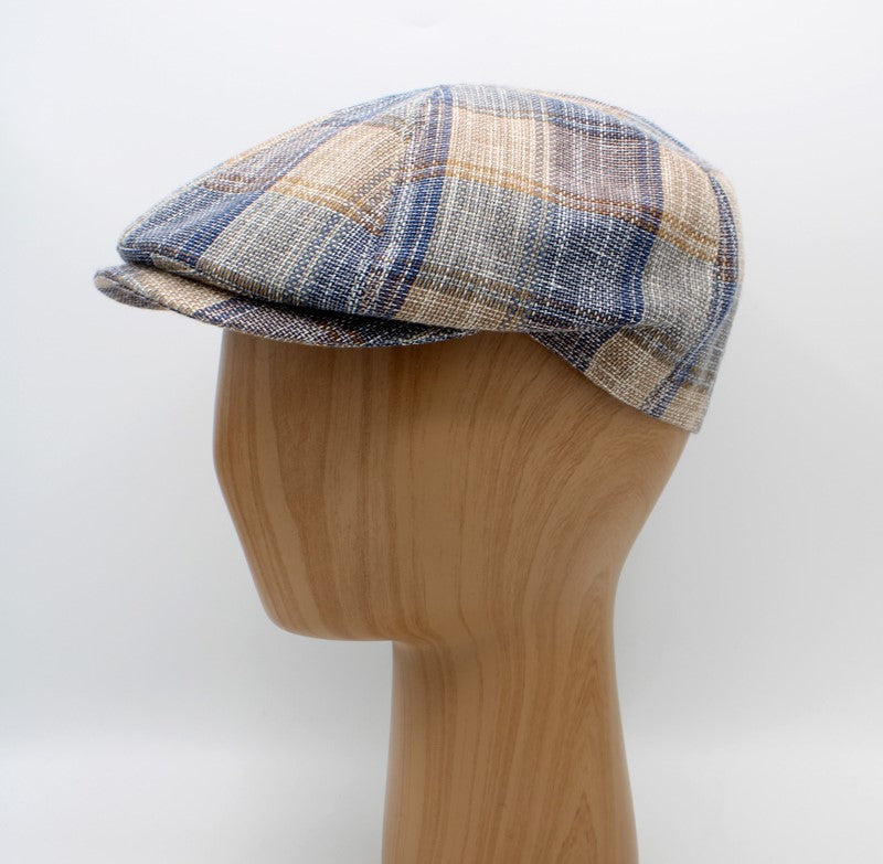 The  Casual Beige Flat Cap by Hologramme Paris