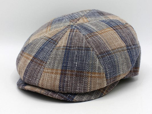 The  Casual Beige Flat Cap by Hologramme Paris