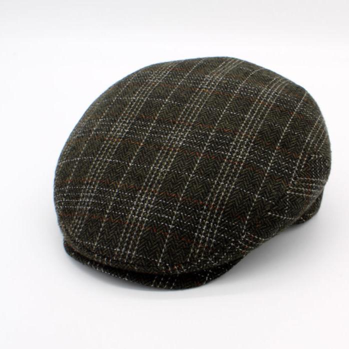 The Irish Flag Herringbone Flat Cap by Hologramme Paris