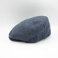 The "Blue Check Bone"  Pub Cap by Hologramme Paris