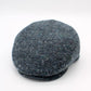 The "Blue Fleck Herringbone" Flat Cap by Hologramme Paris - HOLIDAY SPECIAL