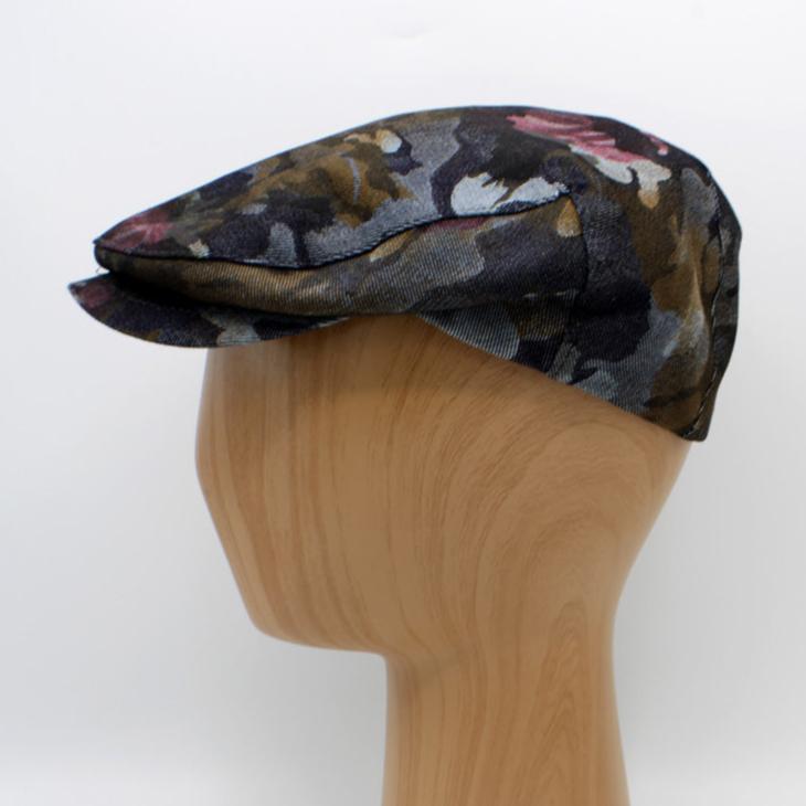 The Graffiti Camo Flat Cap by Hologramme Paris