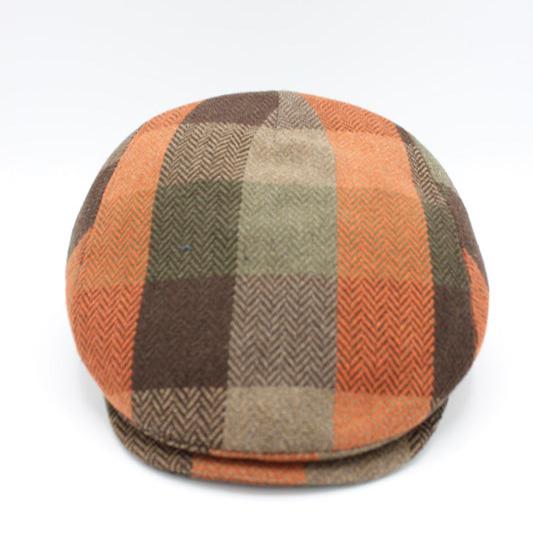 The "FunkyBrims Fall Tweed" Pub Cap by Hologramme Paris