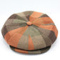 The "FunkyBrims Fall Tweed" Newsboy Cap by Hologramme Paris