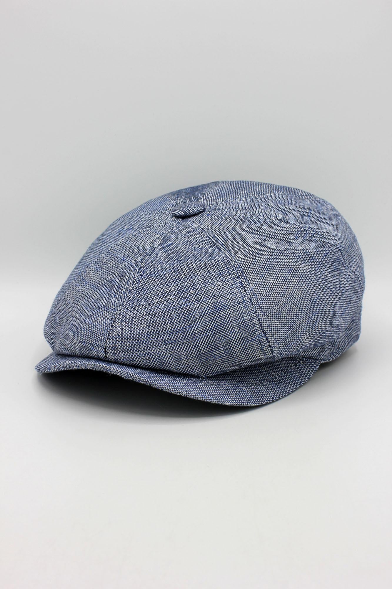 The Italian Linen Summer Newsboy Cap by Hologramme Paris