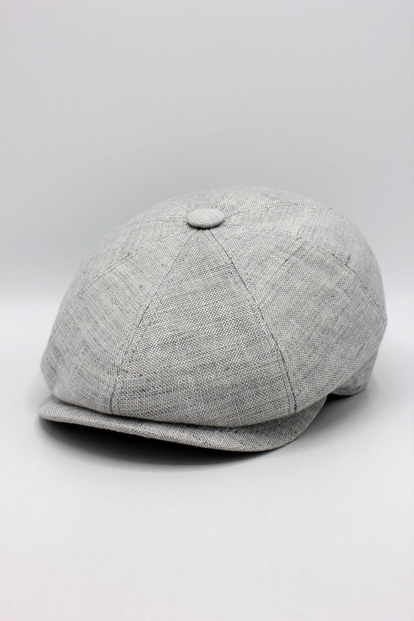 The Italian Linen Summer Newsboy Cap by Hologramme Paris