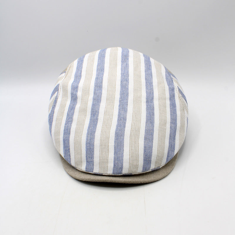 The "Summer Stripe" Flat Cap by Hologramme Paris